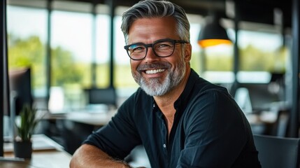 Fototapeta premium Smiling Businessman.
