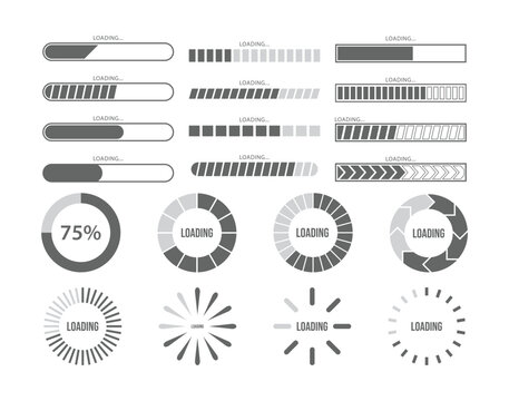 loading bar progress all grey