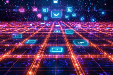 Obraz premium The Experience Grid, Digital Experience Platforms DXP