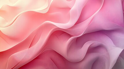 Obraz premium Abstract Pink and White Wavy Pattern