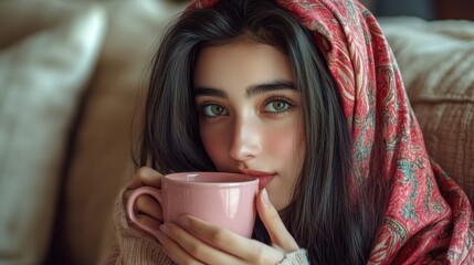 The Woman with Coffee Cup