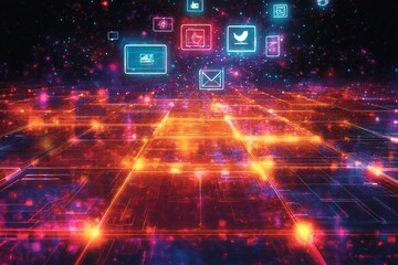 Obraz premium The Experience Grid, Digital Experience Platforms DXP