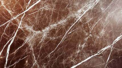 Fototapeta premium Elegant brown marble texture with white veins