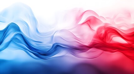 Obraz premium Mesmerizing Liquid Gradient Wave Abstract Flowing Digital Backdrop
