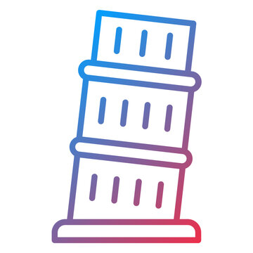 recommend clip art: Pisa Tower Icon Style