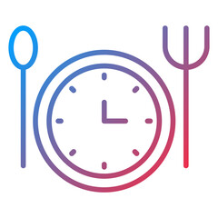 Intermittent Fasting Icon Style