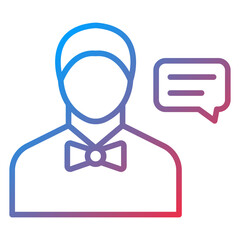 Consultant Male Icon Style