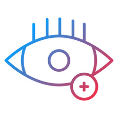 Healthy Eye Icon Style