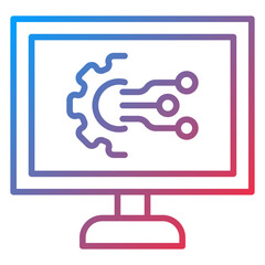 Digital Transformation Icon Style