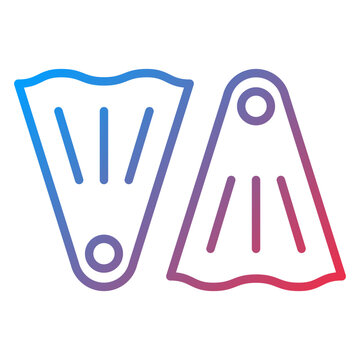 recommend clip art: Fin Swimming Icon Style