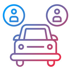 Carpool Icon Style