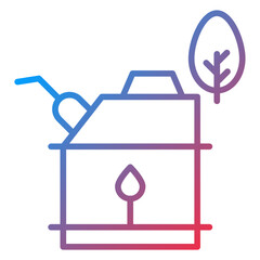 Eco Fuel Icon Style