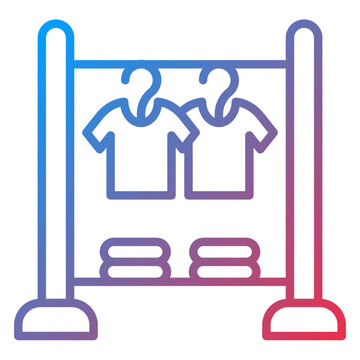 recommend clip art: Clothing Rack Icon Style