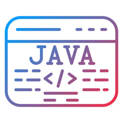 Coding Language Icon Style