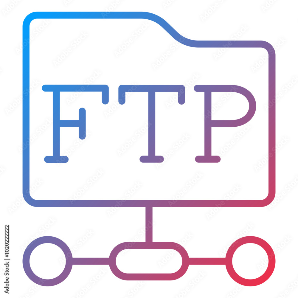 Poster ftp protocol icon style