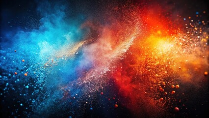 Naklejka premium Vibrant Abstract Texture Background with Colorful Gradient and Grungy Vibe for Creative Projects