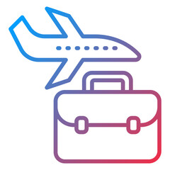 Business Travel Icon Style
