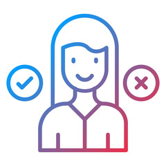 Decision Making Process Icon Style