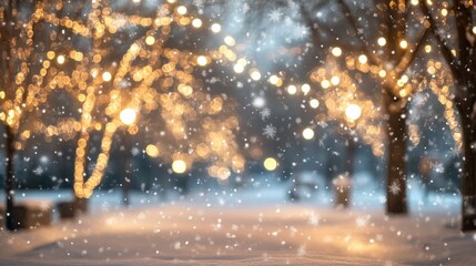 The Winter Wonderland with Lights