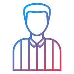 Obraz premium Referee Icon Style