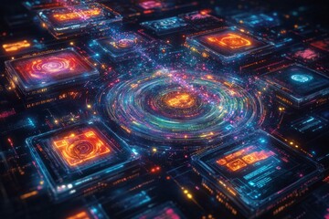 Obraz premium Connected Realms of Experience, Digital Experience Platforms DXP