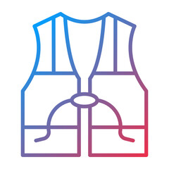 Life Jacket Icon Style