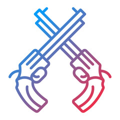 Revolver Icon Style
