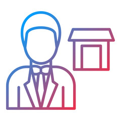 Warehouse Owner Icon Style