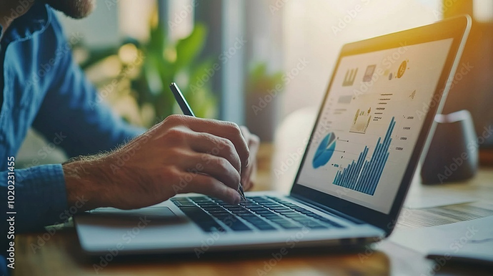 Poster data analysis and digital workspace in focus