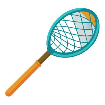 recommend clip art: Fishing net equipment vector illustration