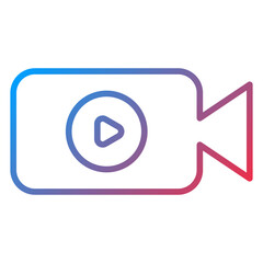 Live Broadcast Icon Style