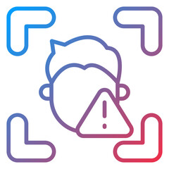 Face Detection Warning Icon Style