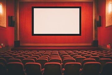 Empty Cinema Auditorium
