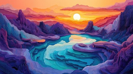 Porcelain Basin within a geothermal area featuring unique mineral formations and vibrant colors showcasing natural beauty and geological phenomena