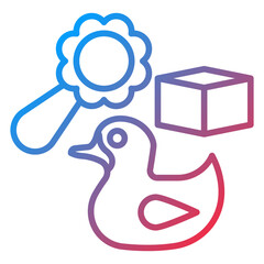Baby Toy Icon Style