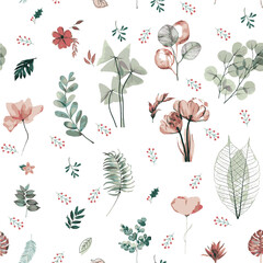 flower patterns in nature continuous pattern colorful trend crispy flower designs