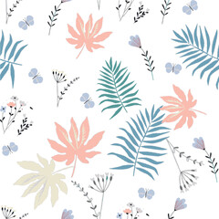 flower patterns in nature continuous pattern colorful trend crispy flower designs