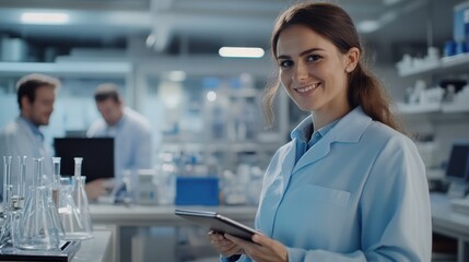 Fototapeta premium The Scientist in the Laboratory