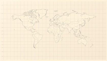 Minimalist illustration Map Grids