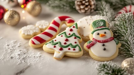 The Colorful Christmas Sugar Cookies