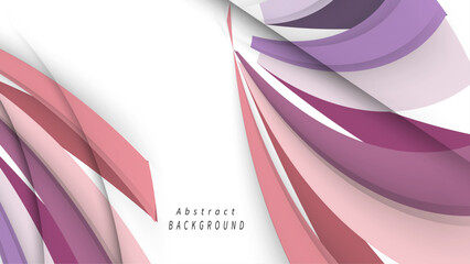 Abstract design features flowing wave patterns in soft pastel hues