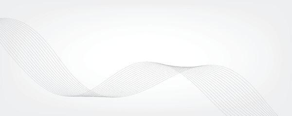 abstract wavy background. white gradient background with grey waves.