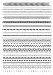 Knit fill and Brush, Sweater technical production drawing, textured stitch, cable, lace, tassel