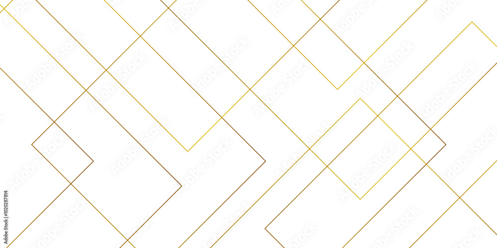 Poster Abstract background golden square stock line background. abstract artistic of geometric background Gold gradient abstract seamless vector pattern. Minimal style website banner, decoration Vector.	