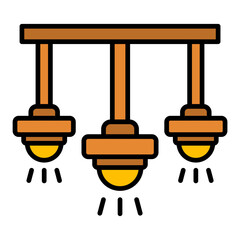 Ceiling lamp Icon