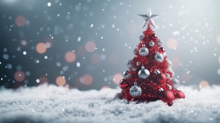 Obraz premium The Glimmering Christmas Tree