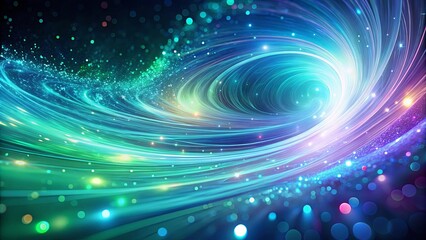 Obraz premium A Cosmic Whirlpool of Light and Energy, a Symphony of Colors in the Infinite Vastness