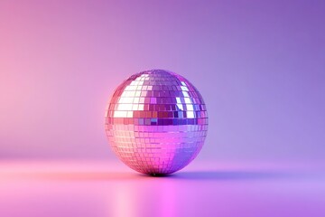 3D Disco Ball, Funky retro vibe Background Wallpaper