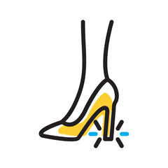 Vector multicolor icon for Stomp