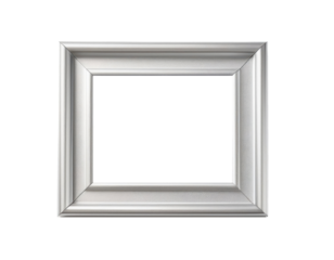 old silver picture frame made of meta